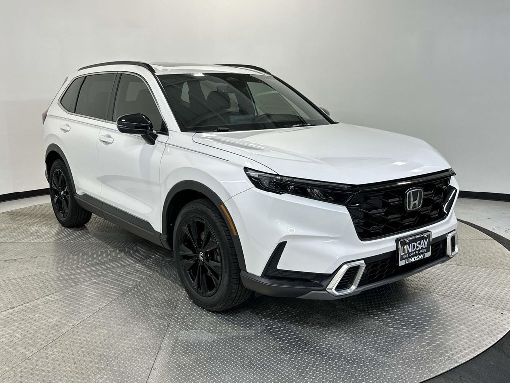 White 2024 Honda CR-V Hybrid Sport Touring AWD SUV / Crossover All-Wheel Drive Continuously Variable Transmission