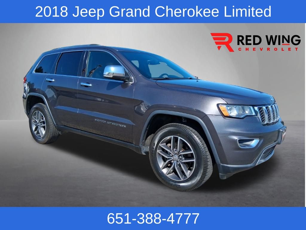 Gray (Granite Crystal Metallic Clearcoat) 2018 Jeep Grand Cherokee SUV / Crossover Four-Wheel Drive 8-Speed Automatic
