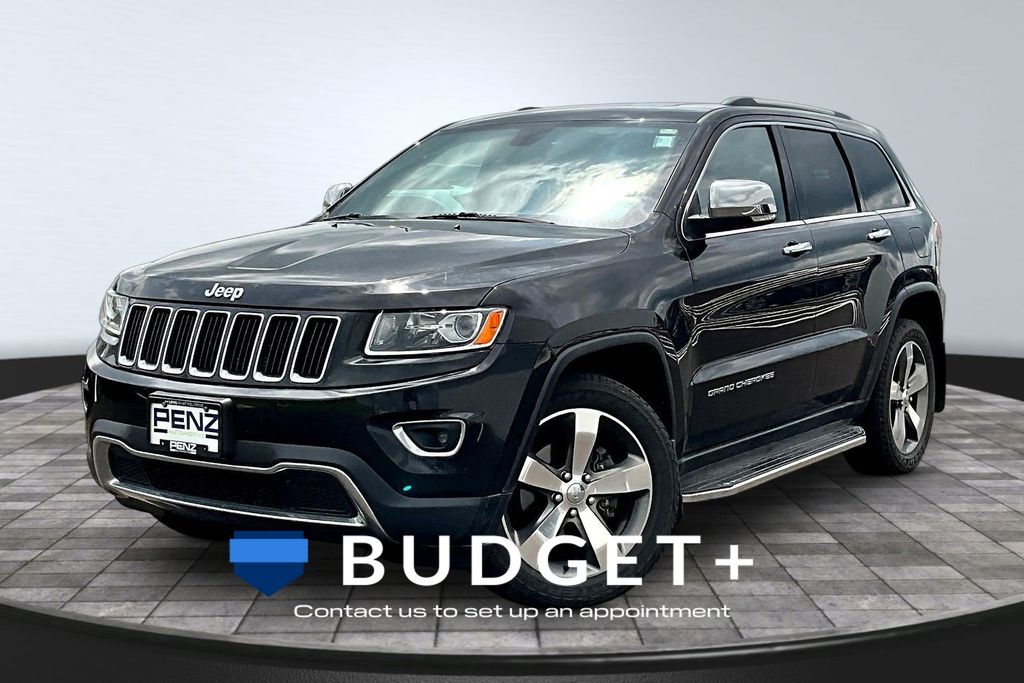 Brilliant Black Crystal Pearlcoat 2015 Jeep Grand Cherokee SUV / Crossover Four-Wheel Drive 8-Speed Automatic