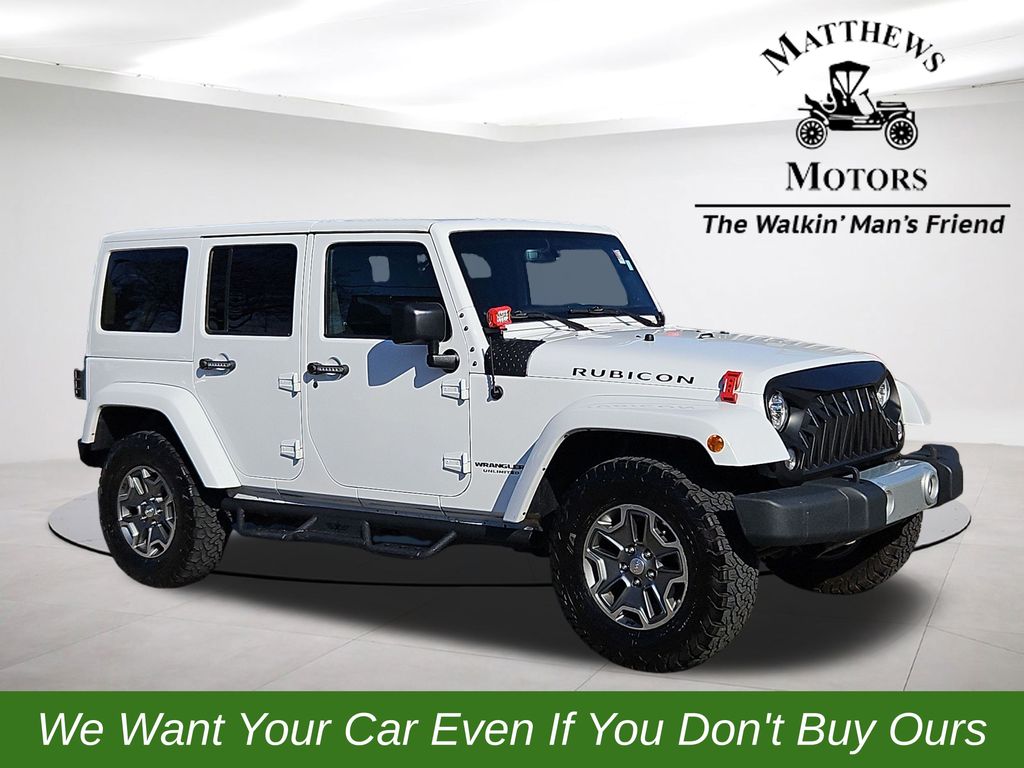 Bright White Clearcoat 2017 Jeep Wrangler Unlimited Rubicon 4WD SUV / Crossover Four-Wheel Drive 5-Speed Automatic