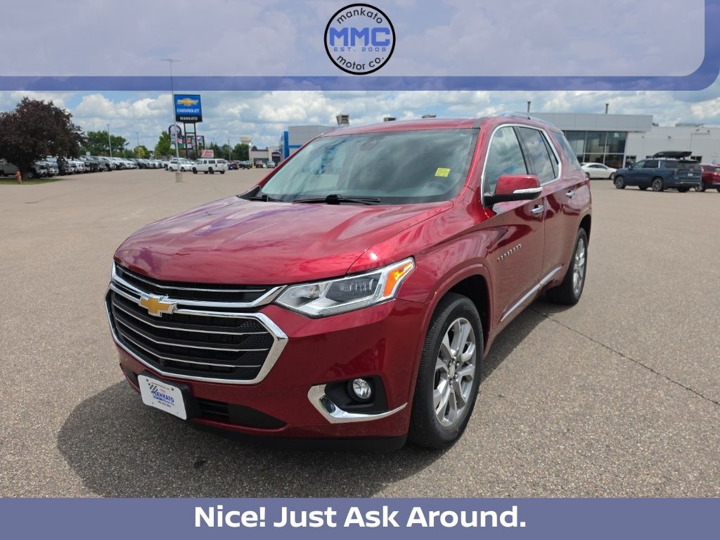 Red Tintcoat 2021 Chevrolet Traverse SUV / Crossover Four-Wheel Drive 9-Speed Automatic