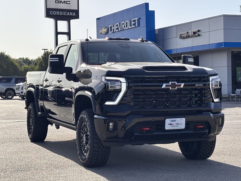 Black 2026 Chevrolet Silverado 2500HD Pickup Truck Four-Wheel Drive Automatic