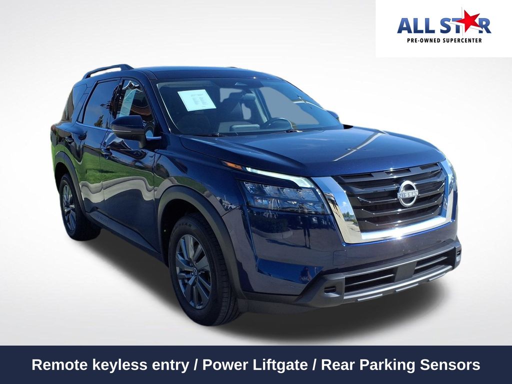 Deep Ocean Blue Pearl 2025 Nissan Pathfinder SUV / Crossover All-Wheel Drive 9-Speed Automatic