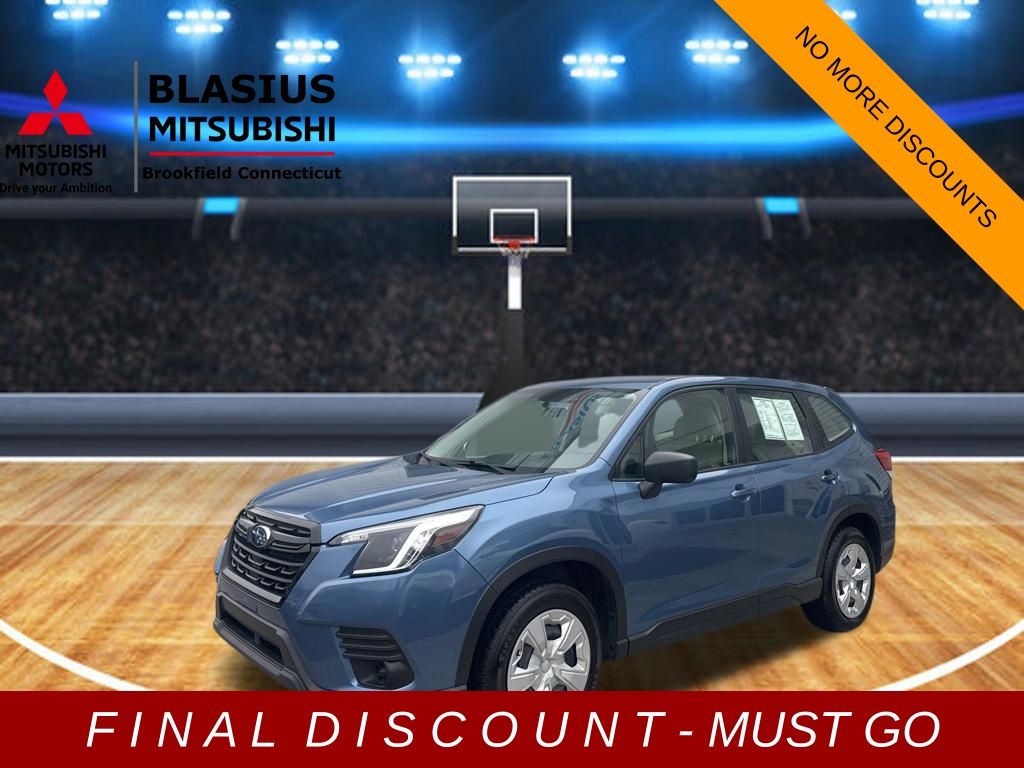 Horizon Blue Pearl 2022 Subaru Forester Crossover AWD SUV / Crossover All-Wheel Drive Continuously Variable Transmission