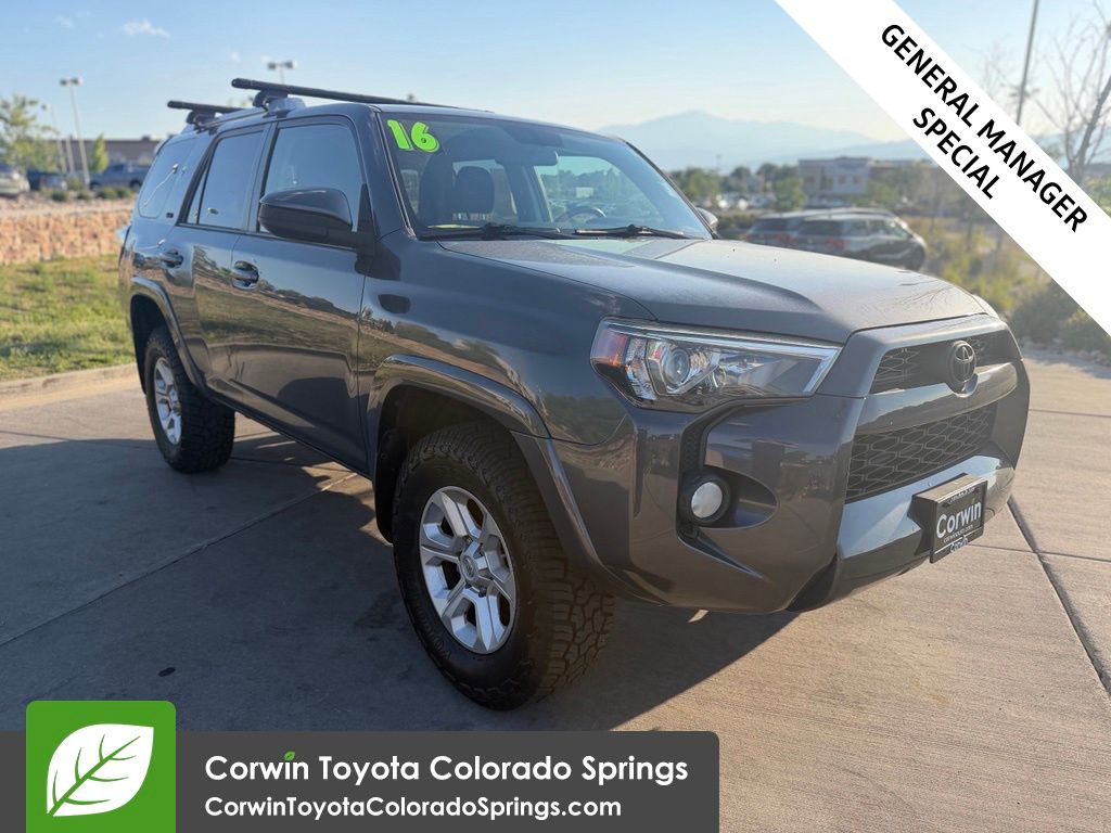 Magnetic Gray Metallic 2016 Toyota 4Runner SUV / Crossover Four-Wheel Drive 5-Speed Automatic Overdrive