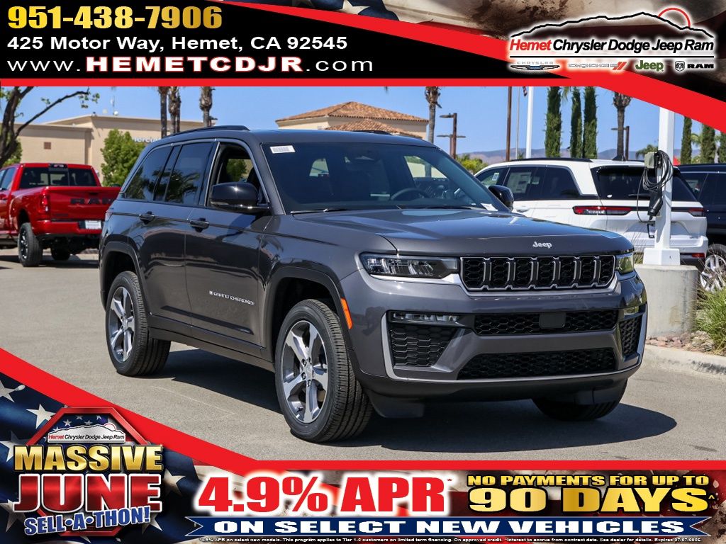 Baltic Gray Metallic Clearcoat 2026 Jeep Grand Cherokee Limited RWD SUV / Crossover 4X2 8-Speed Automatic