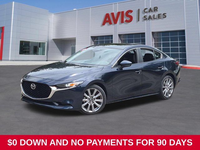 Crystal Blue 2025 Mazda MAZDA3 Sedan Front-Wheel Drive 6-Speed Automatic