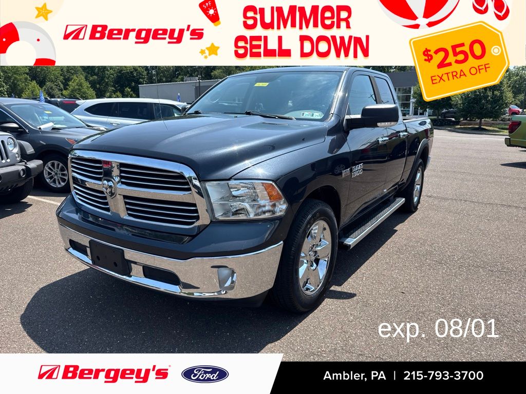 Gray (Maximum Steel Metallic Clearcoat) 2013 RAM 1500 Pickup Truck Four-Wheel Drive 6-Speed Automatic