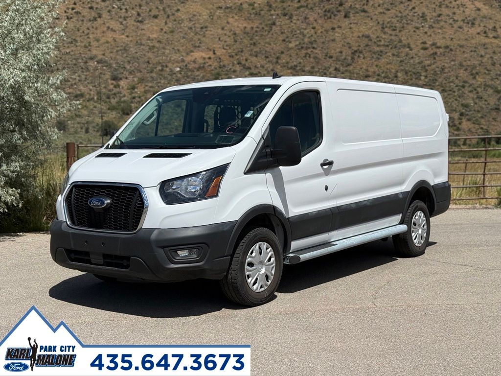 Oxford White 2025 Ford Transit Cargo Van Rear-Wheel Drive