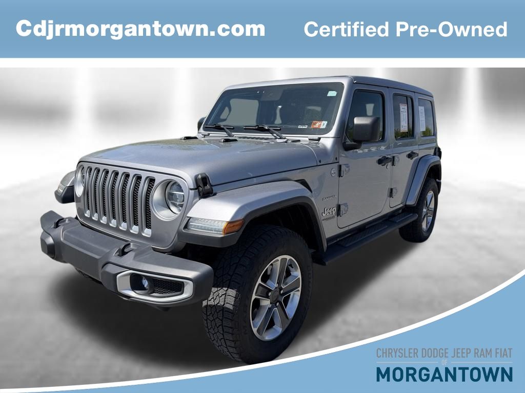 Billet Silver Metallic Clearcoat 2020 Jeep Wrangler Unlimited Sahara 4WD SUV / Crossover Four-Wheel Drive 8-Speed Automatic