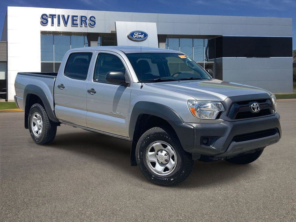 Silver Sky Metallic 2014 Toyota Tacoma PreRunner Double Cab SB Pickup Truck 4X2 4-Speed Automatic