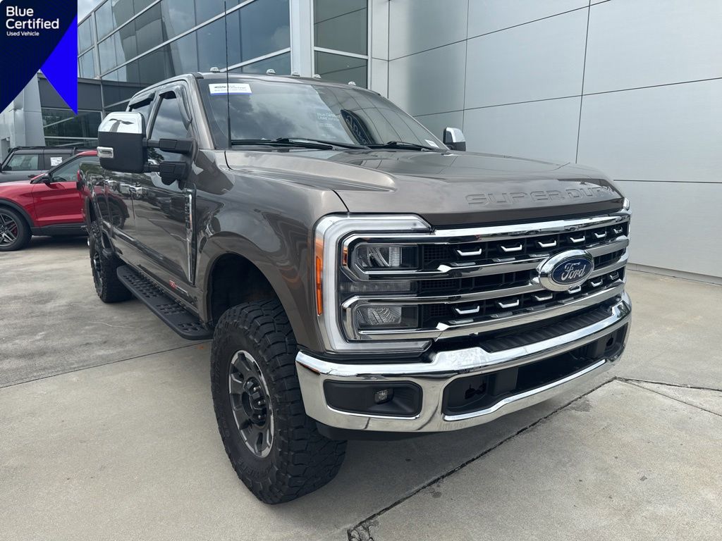 Stone Gray Metallic 2023 Ford F-350 Super Duty Pickup Truck Four-Wheel Drive Automatic