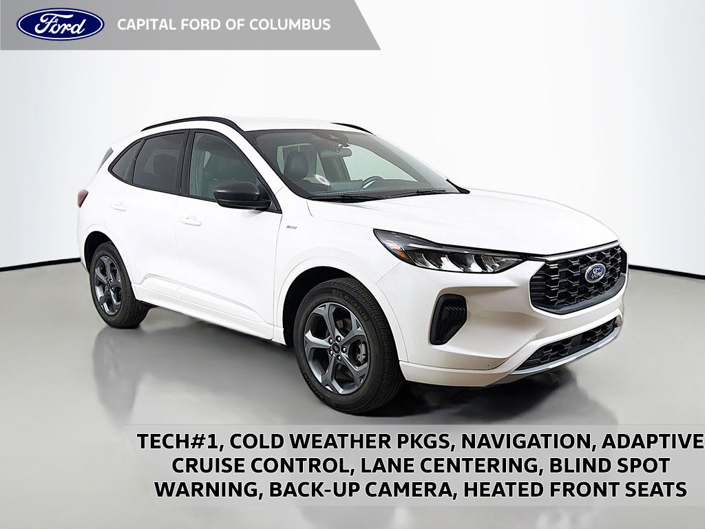 White Metallic 2024 Ford Escape ST-Line AWD SUV / Crossover All-Wheel Drive 8-Speed Automatic