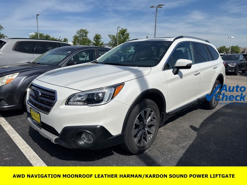 Crystal White Pearl 2017 Subaru Outback 2.5i Touring AWD Wagon All-Wheel Drive Continuously Variable Transmission