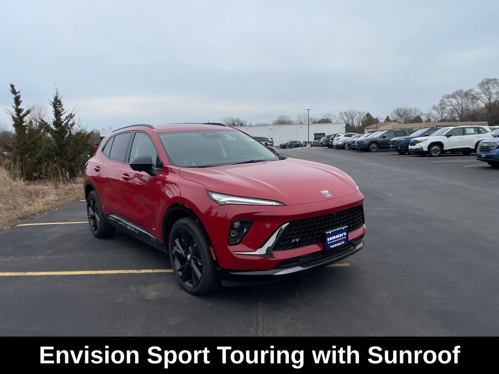 Brilliant Red 2026 Buick Envision SUV / Crossover All-Wheel Drive 9-Speed Automatic