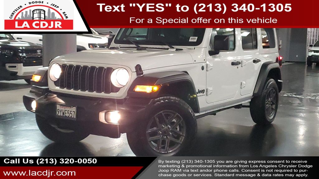 Bright White Clearcoat 2026 Jeep Wrangler SUV / Crossover Four-Wheel Drive 8-Speed Automatic