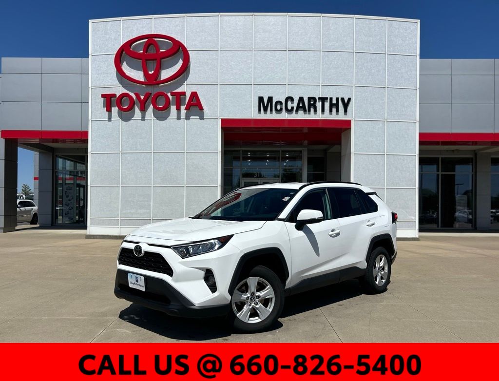 Super White 2021 Toyota RAV4 SUV / Crossover All-Wheel Drive 8-Speed Automatic