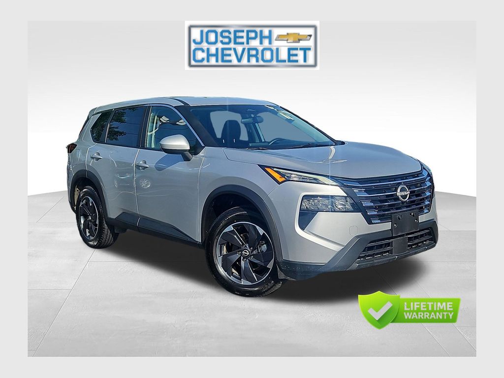 Brilliant Silver Metallic 2025 Nissan Rogue SUV / Crossover All-Wheel Drive Continuously Variable Transmission
