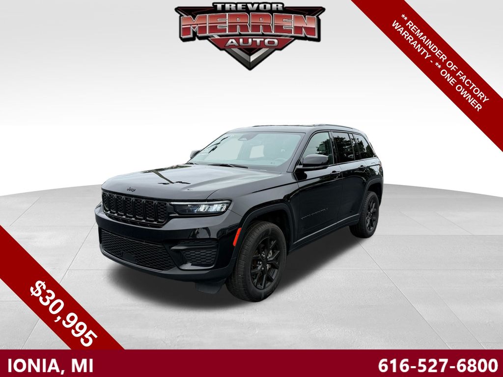 Diamond Black Crystal Pearlcoat 2024 Jeep Grand Cherokee SUV / Crossover Four-Wheel Drive 8-Speed Automatic