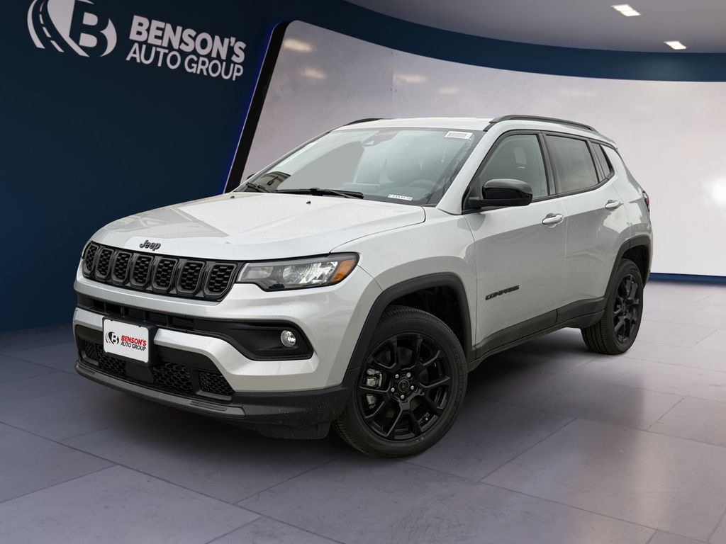 Silver Zynith Metallic Clearcoat 2026 Jeep Compass Latitude 4WD SUV / Crossover Four-Wheel Drive 8-Speed Automatic