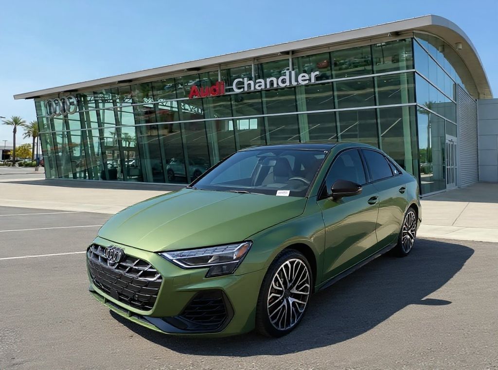 District Green Metallic 2026 Audi S3 2.0T quattro Premium Sedan All-Wheel Drive 7-Speed Automatic