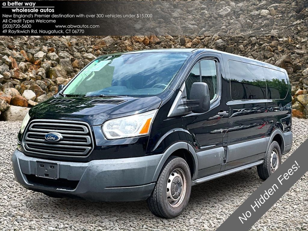 Shadow Black 2018 Ford Transit Passenger Van Rear-Wheel Drive 6-Speed Automatic Overdrive
