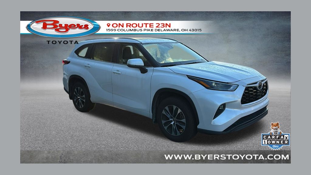 White (Wind Chill Pearl) 2025 Toyota Highlander SUV / Crossover All-Wheel Drive 8-Speed Automatic