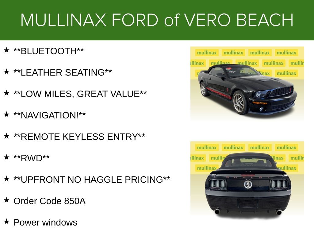 Used 2008 Black Ford Shelby GT500 image 5