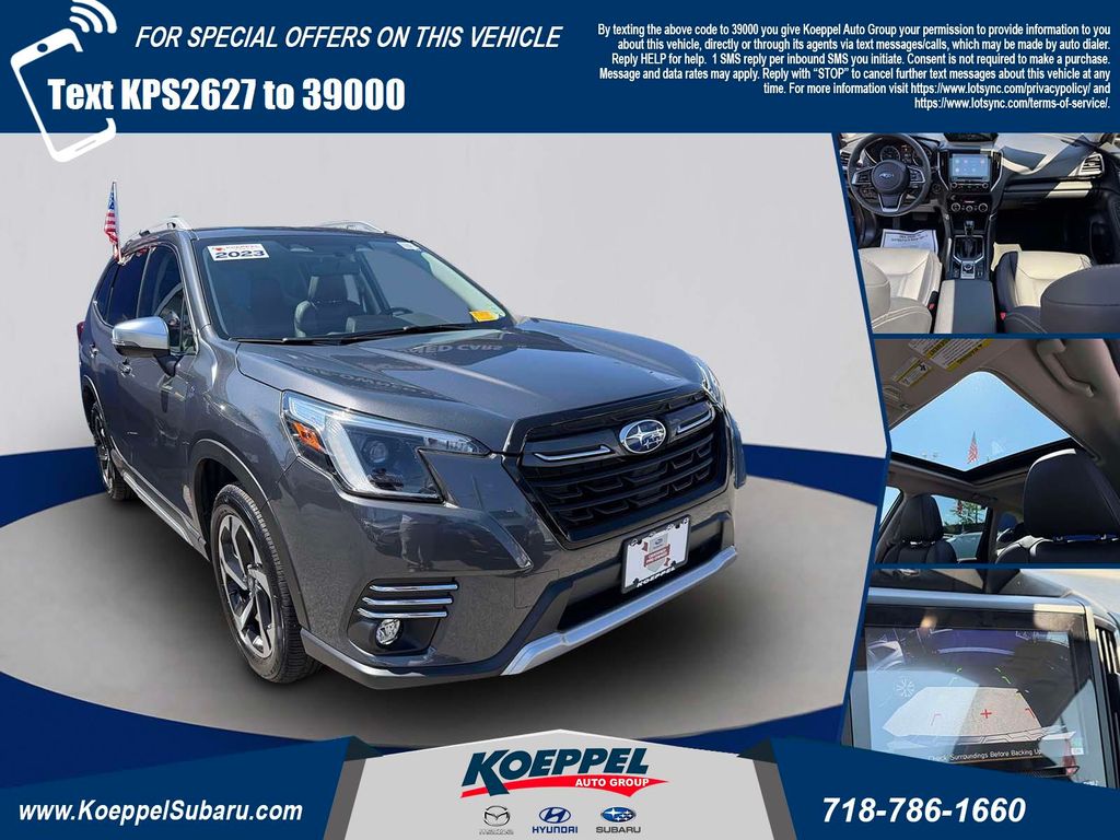Magnetite Gray Metallic 2023 Subaru Forester SUV / Crossover All-Wheel Drive Continuously Variable Transmission