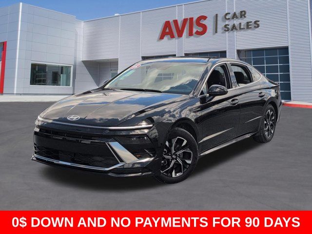 Abyss Black 2025 Hyundai Sonata SEL FWD Sedan Front-Wheel Drive 8-Speed Automatic