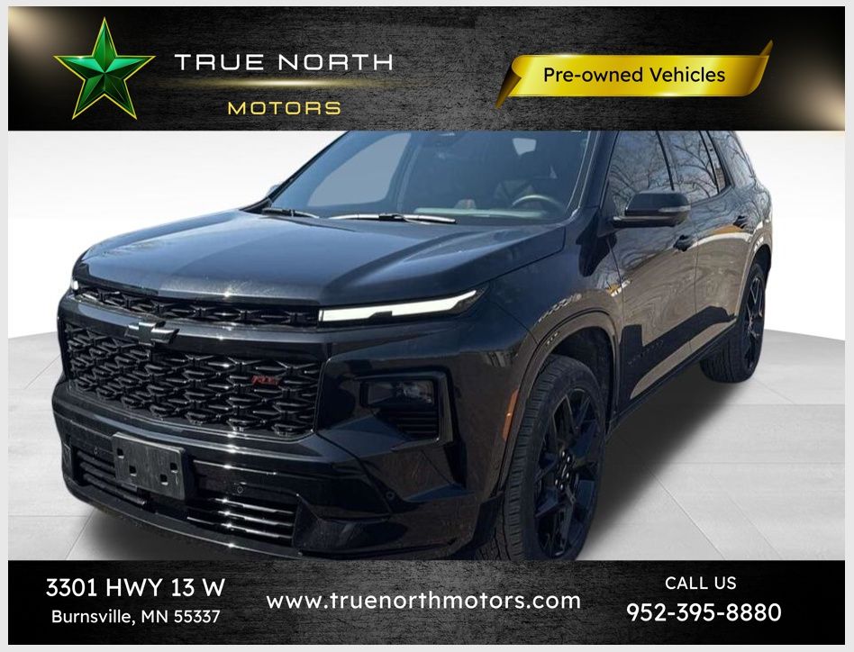 Mosaic Black Metallic 2026 Chevrolet Traverse RS AWD SUV / Crossover Four-Wheel Drive 8-Speed Automatic