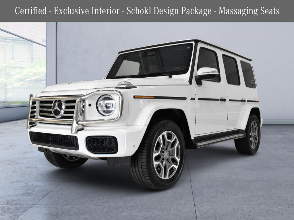 Polar White 2025 Mercedes-Benz G-Class G 550 4MATIC SUV / Crossover All-Wheel Drive 9-Speed Automatic