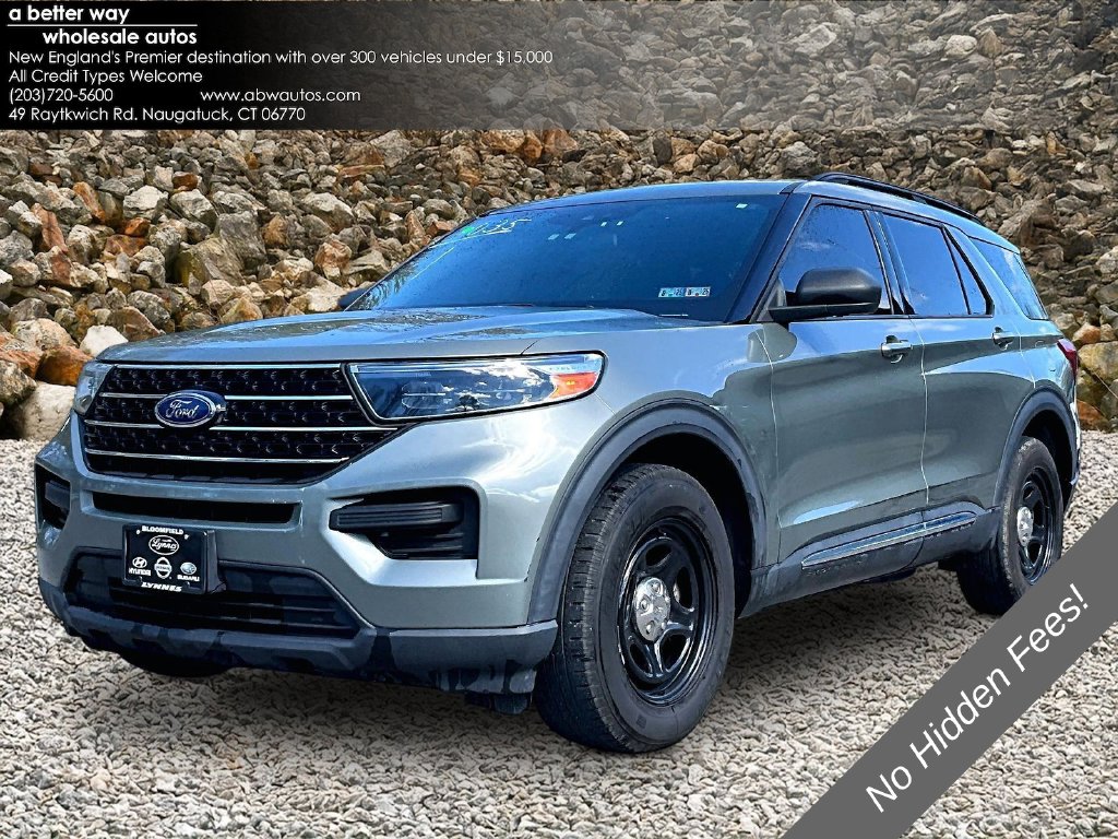 Silver Spruce Metallic 2020 Ford Explorer SUV / Crossover All-Wheel Drive Automatic