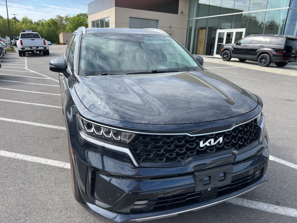 Gravity Blue 2023 Kia Sorento Hybrid EX FWD SUV / Crossover Front-Wheel Drive 6-Speed Automatic