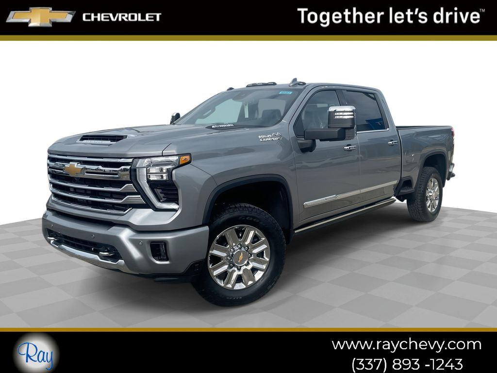 Sterling Gray Metallic 2026 Chevrolet Silverado 2500HD High Country Crew Cab 4WD Pickup Truck Four-Wheel Drive Automatic
