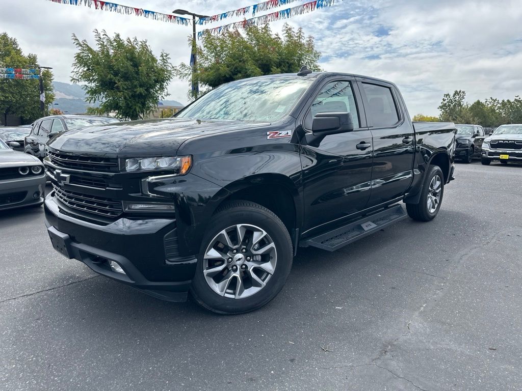 Black 2022 Chevrolet Silverado 1500 Pickup Truck Four-Wheel Drive 8-Speed Automatic