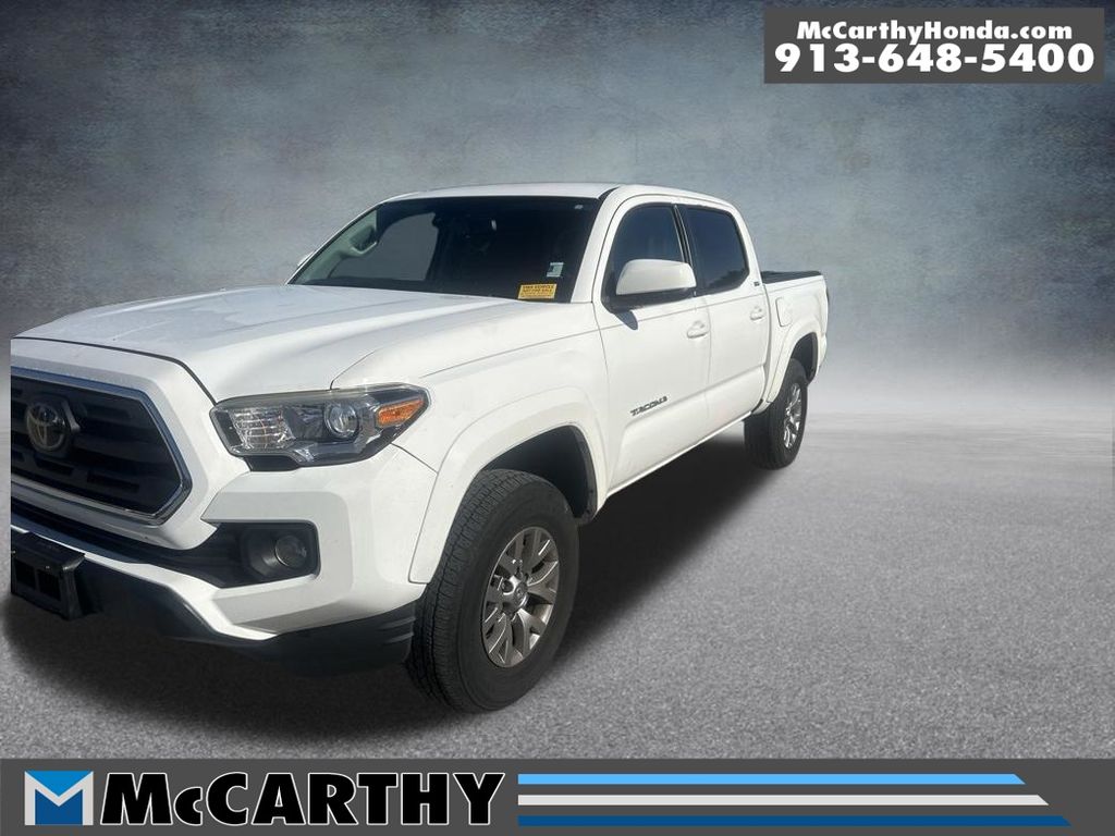 Super White 2018 Toyota Tacoma Pickup Truck Four-Wheel Drive 6-Speed Automatic