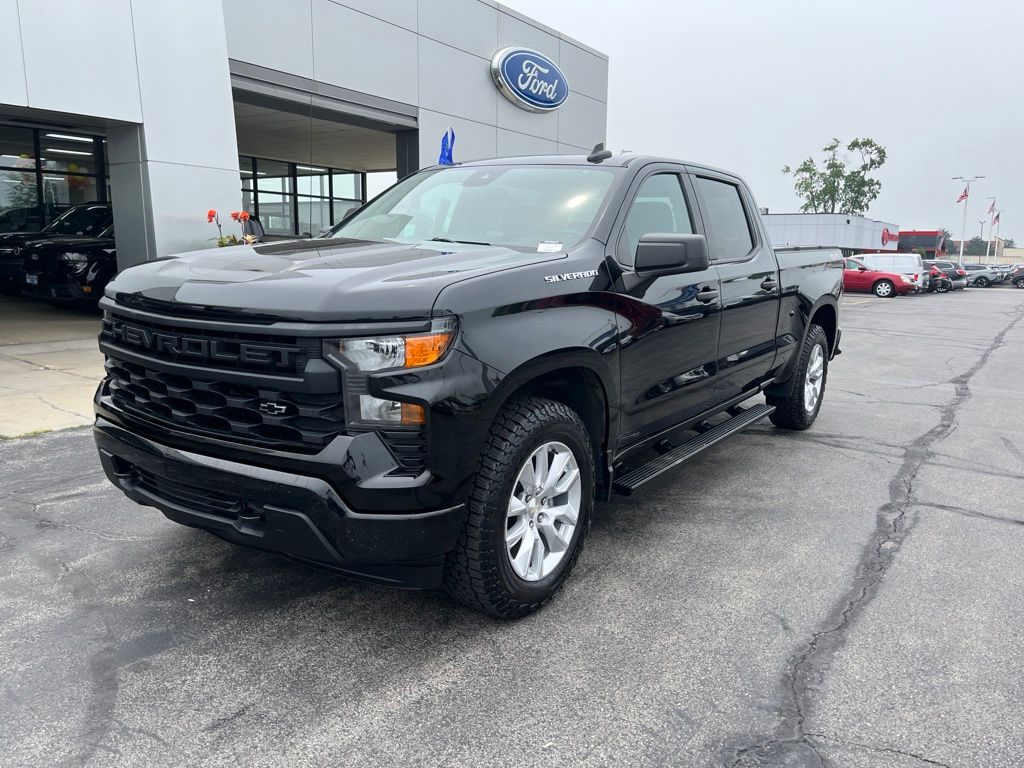 Black 2022 Chevrolet Silverado 1500 Pickup Truck Four-Wheel Drive 8-Speed Automatic