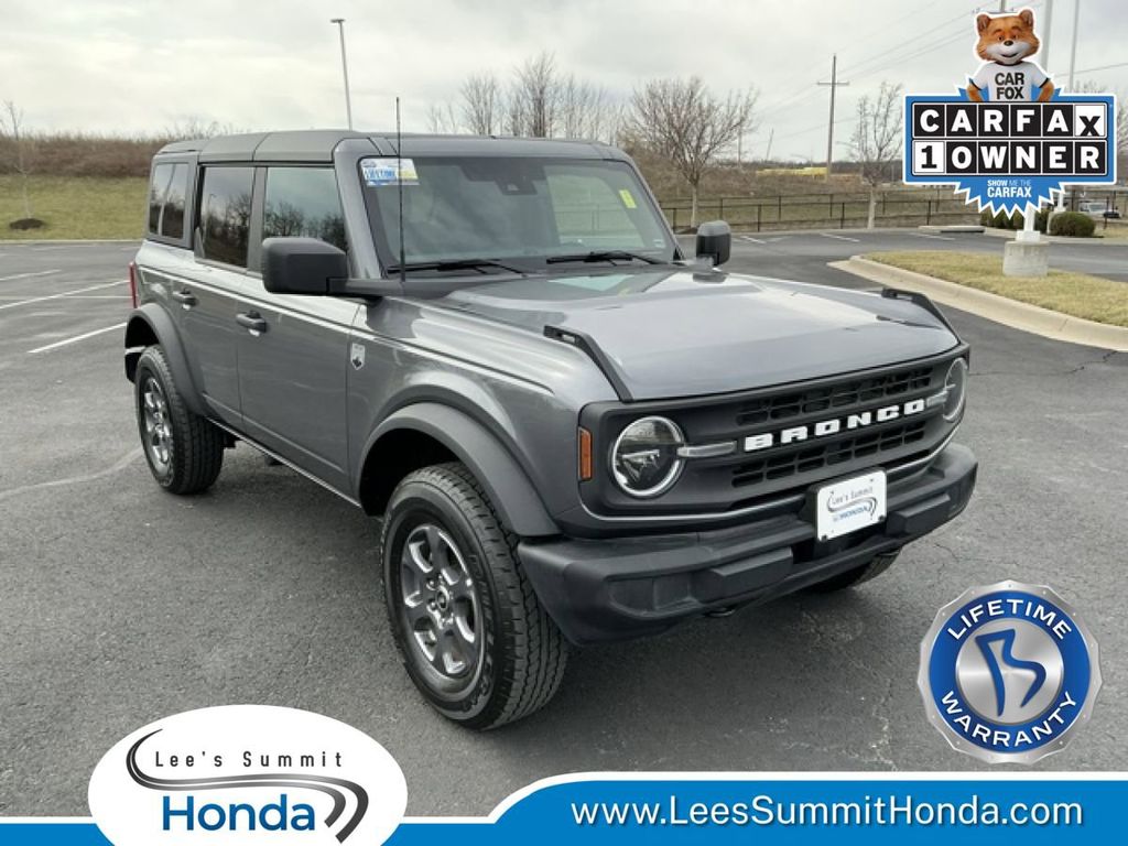 Carbonized Gray Metallic 2025 Ford Bronco Big Bend 4-Door 4WD SUV / Crossover Four-Wheel Drive Automatic