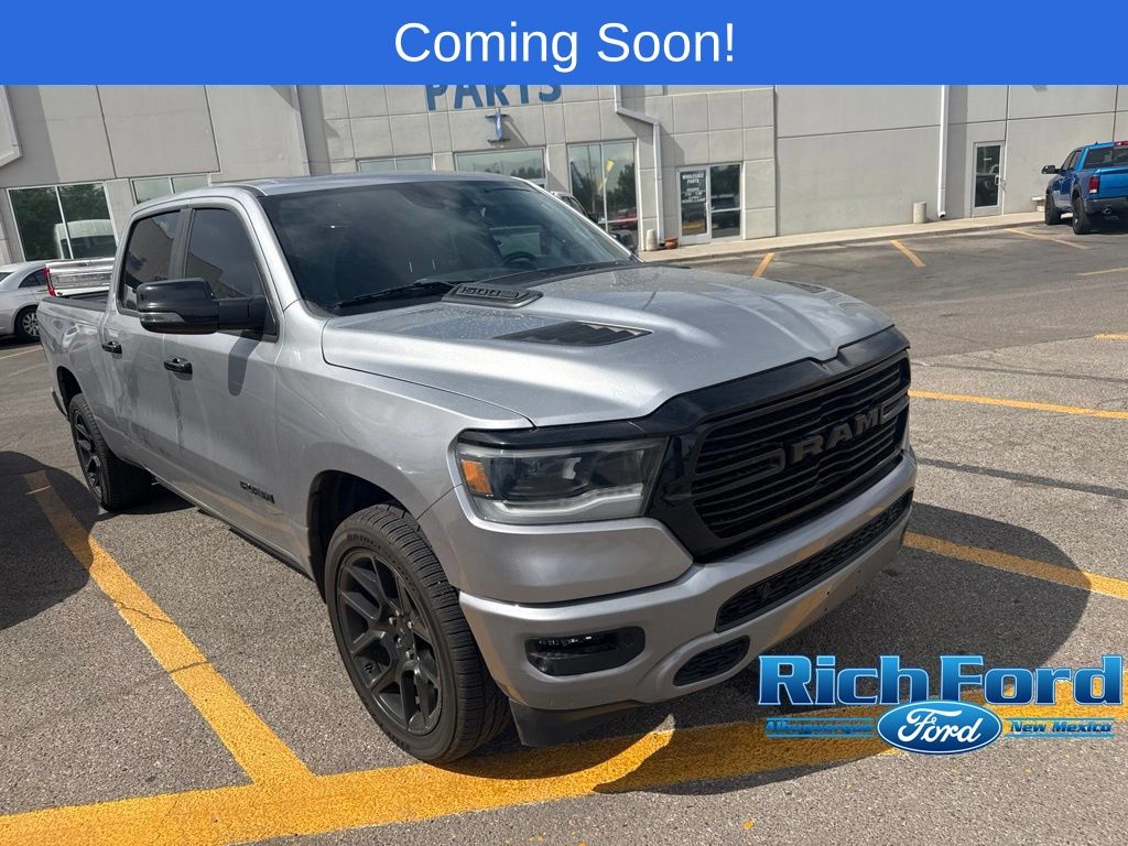 Billet Silver Metallic Clearcoat 2023 RAM 1500 Pickup Truck Four-Wheel Drive 8-Speed Automatic