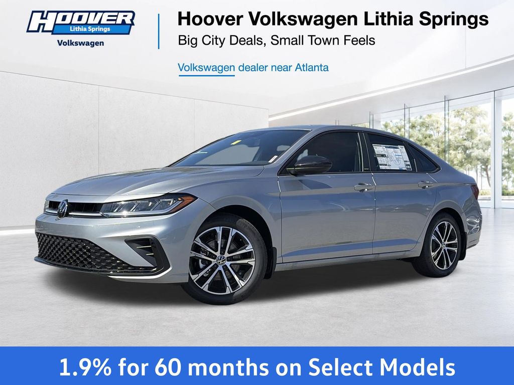 Pyrite Silver Metallic 2026 Volkswagen Jetta Sedan Front-Wheel Drive 8-Speed Automatic