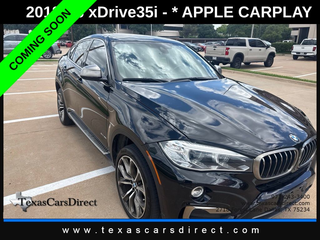 Black Sapphire Metallic 2018 BMW X6 xDrive35i AWD SUV / Crossover All-Wheel Drive 8-Speed Automatic