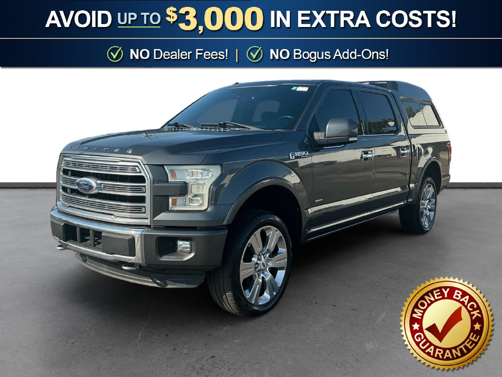 Gray (Magnetic) 2016 Ford F-150 Pickup Truck Four-Wheel Drive 6-Speed Automatic