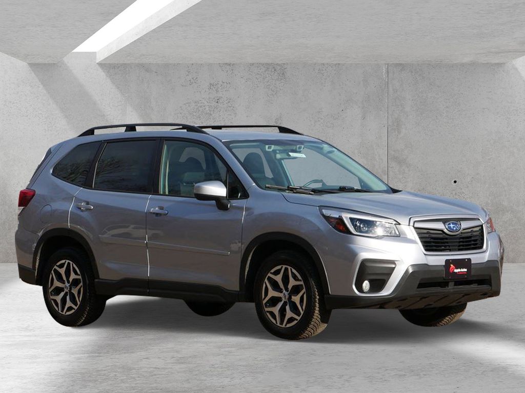 Ice Silver Metallic 2021 Subaru Forester Premium Crossover AWD SUV / Crossover All-Wheel Drive Continuously Variable Transmission