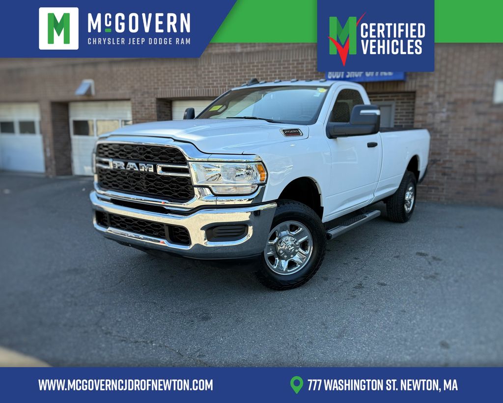 Bright White Clearcoat 2024 RAM 2500 Tradesman LB 4WD Pickup Truck Four-Wheel Drive 8-Speed Automatic