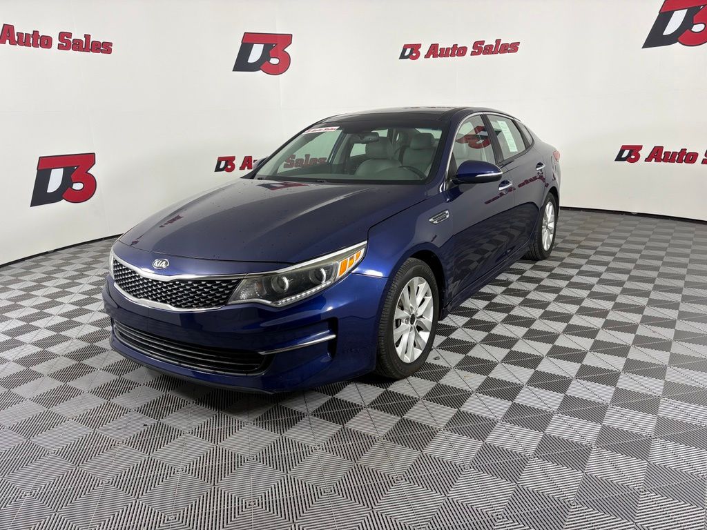 Horizon Blue 2016 Kia Optima Sedan Front-Wheel Drive 6-Speed Automatic