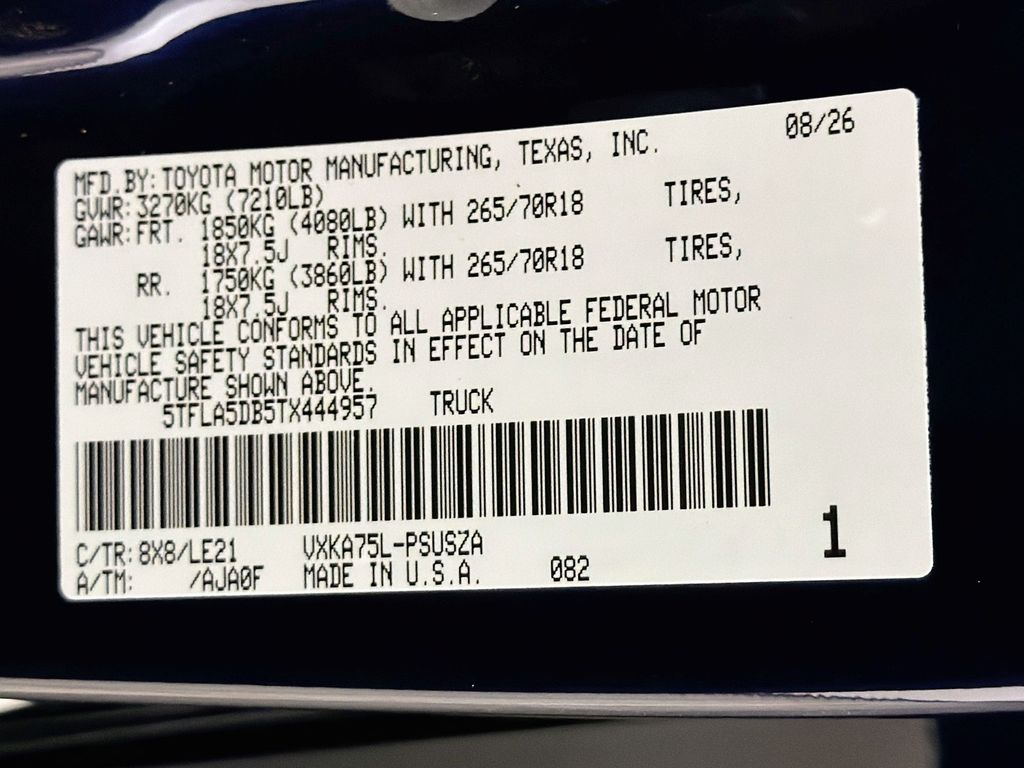 New 2026 Toyota Tundra Truck