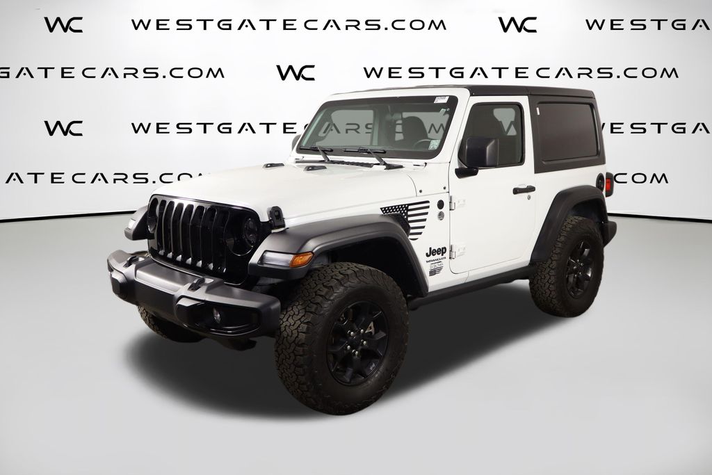 Bright White Clearcoat 2021 Jeep Wrangler SUV / Crossover Four-Wheel Drive 8-Speed Automatic