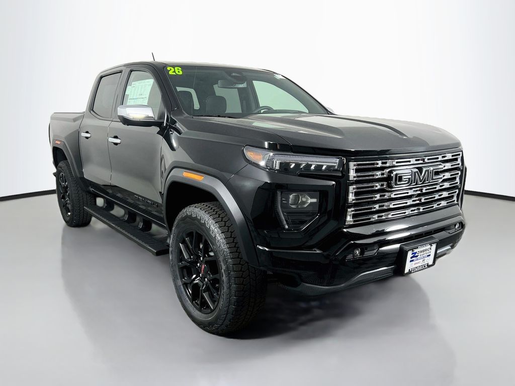 Onyx Black 2026 GMC Canyon Pickup Truck Four-Wheel Drive 8-Speed Automatic
