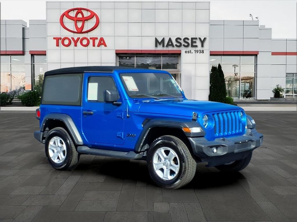 Hydro Blue Pearl Coat 2021 Jeep Wrangler Sport S 4WD SUV / Crossover Four-Wheel Drive 8-Speed Automatic